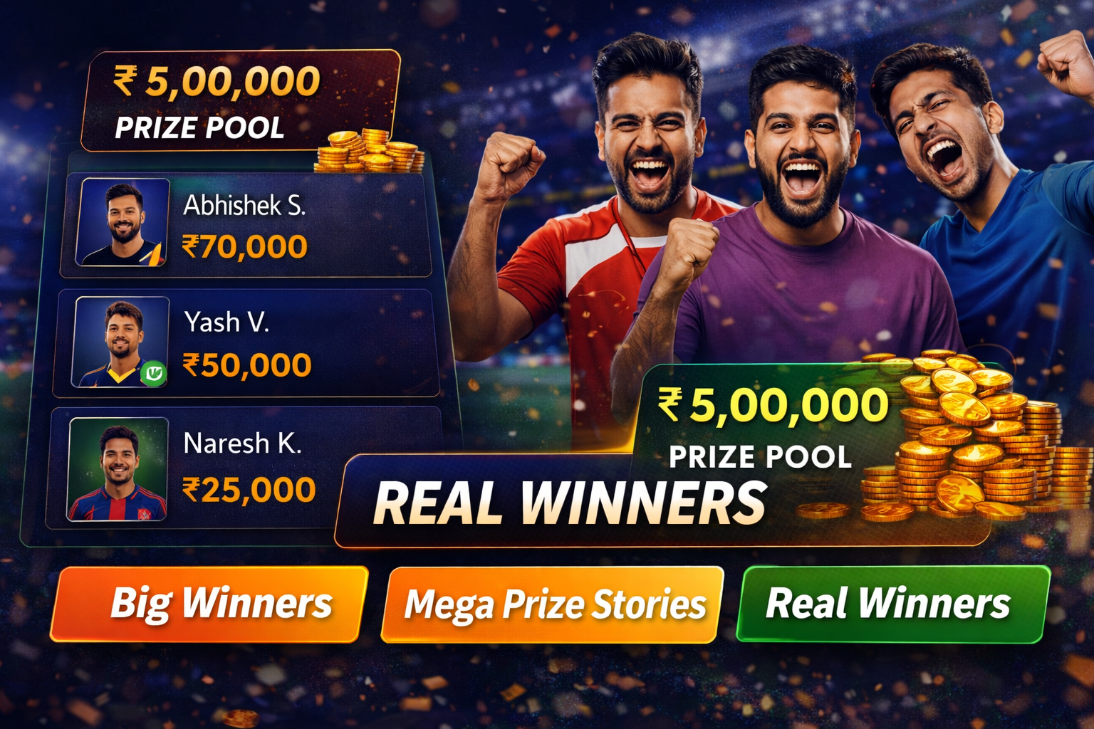 Play Cric App fantasy cricket result notes